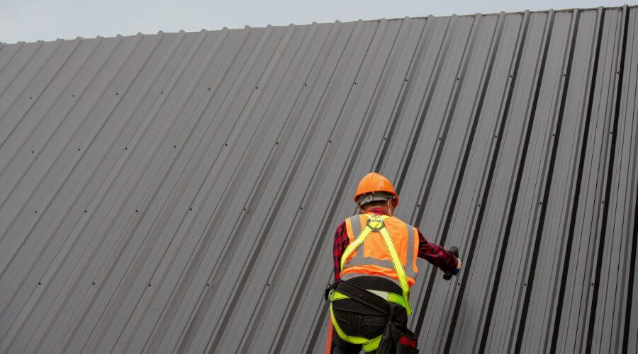 Professional metal roof installation services in Lowell, WI